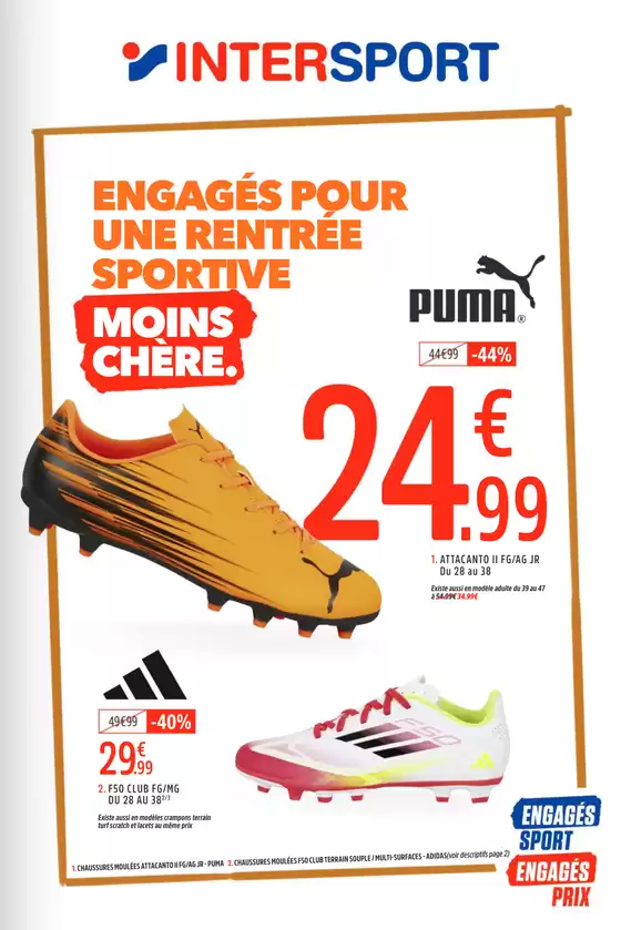 Catalogue Intersport | Moins Chère ! | 2025-08-18T00:00:00.000Z - 2025-09-14T00:00:00.000Z