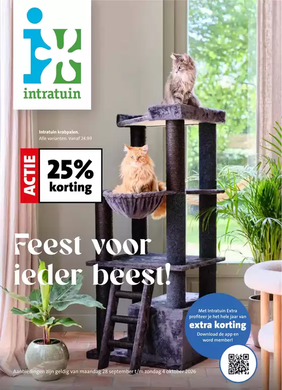 Catalogue Intratuin à Zwijndrecht | Promotions spéciales en cours | 2026-09-28T00:00:00.000Z - 2026-10-04T00:00:00.000Z