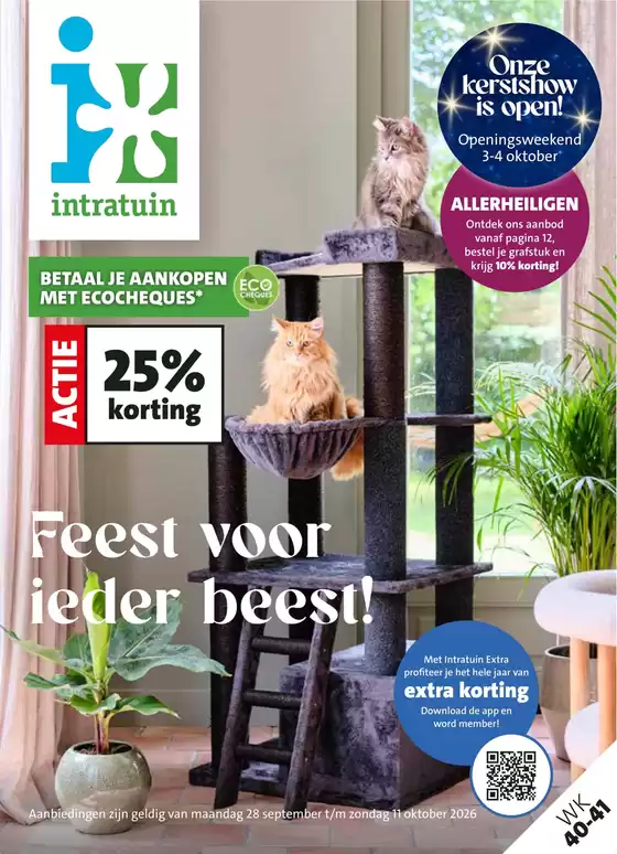 Catalogue Intratuin à Zwijndrecht | Offres pour les chasseurs de bonnes affaires | 2026-09-28T00:00:00.000Z - 2026-10-11T00:00:00.000Z