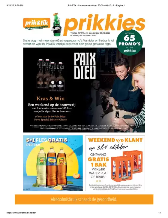 Prik & Tik folder | Oferta | 2026-09-28T00:00:00.000Z - 2026-10-08T00:00:00.000Z