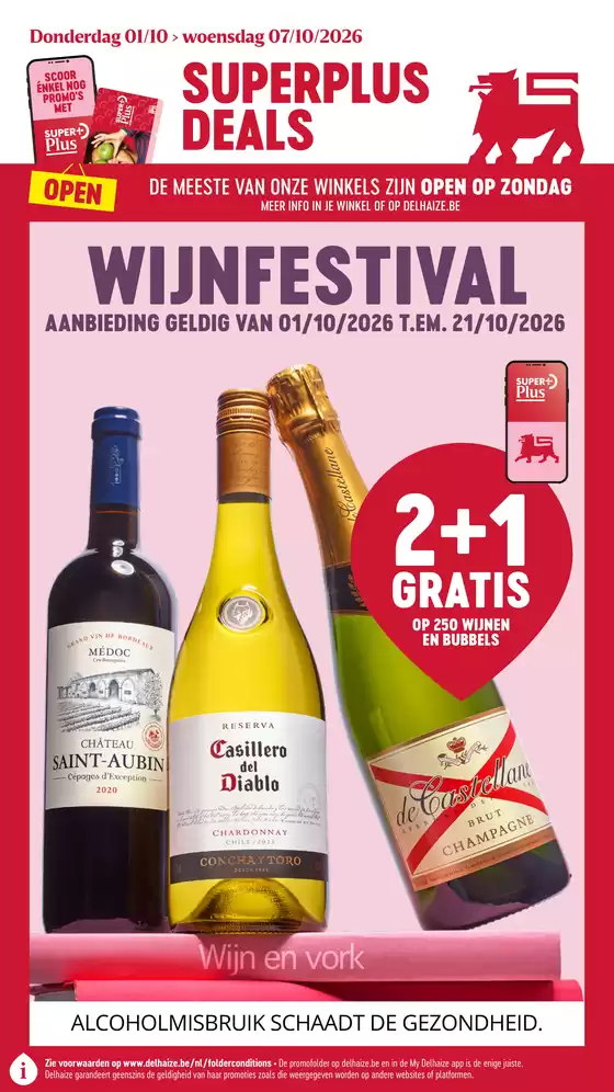 Catalogue Delhaize à Fexhe-le-Haut-Clocher | Meilleures offres et réductions | 2026-10-01T00:00:00.000Z - 2026-10-21T00:00:00.000Z
