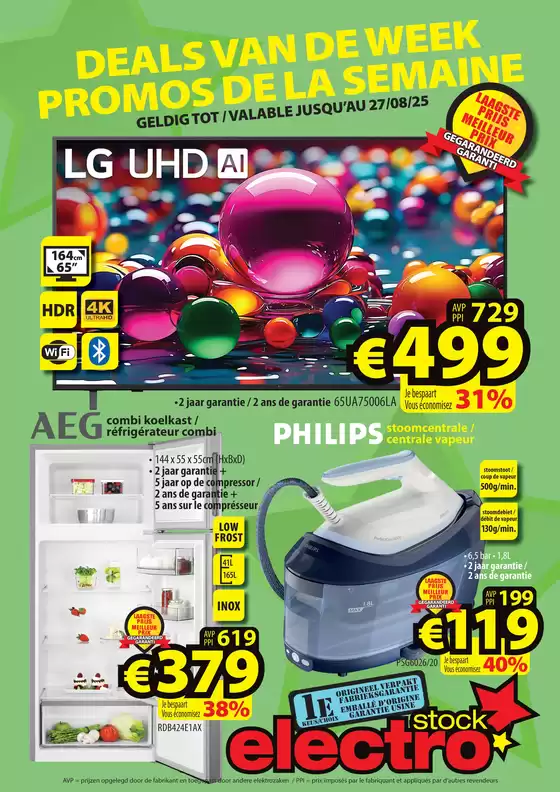 Catalogue ElectroStock à Bruges | Deals Van De Week | 2025-08-20T00:00:00.000Z - 2025-08-27T00:00:00.000Z