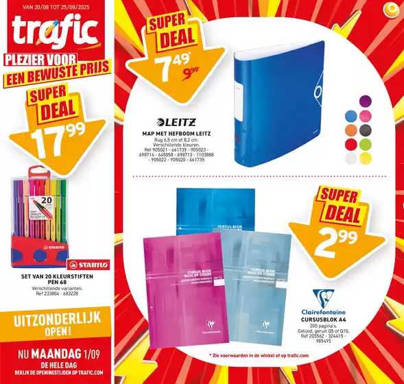 Catalogue trafic | Super Deal NL | 2025-08-20T00:00:00.000Z - 2025-08-25T00:00:00.000Z