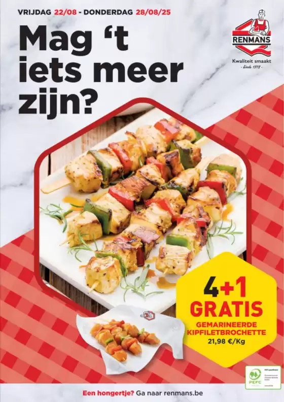 Catalogue Renmans | Mag 't Iets Meer Zijn? | 2025-08-22T00:00:00.000Z - 2025-08-28T00:00:00.000Z