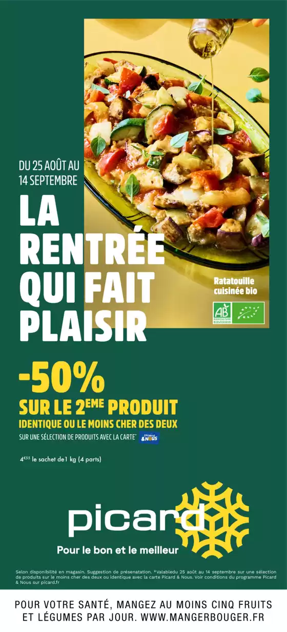 Catalogue Picard | La Rentree Qui Fait Plaisir | 2025-08-25T00:00:00.000Z - 2025-09-14T00:00:00.000Z