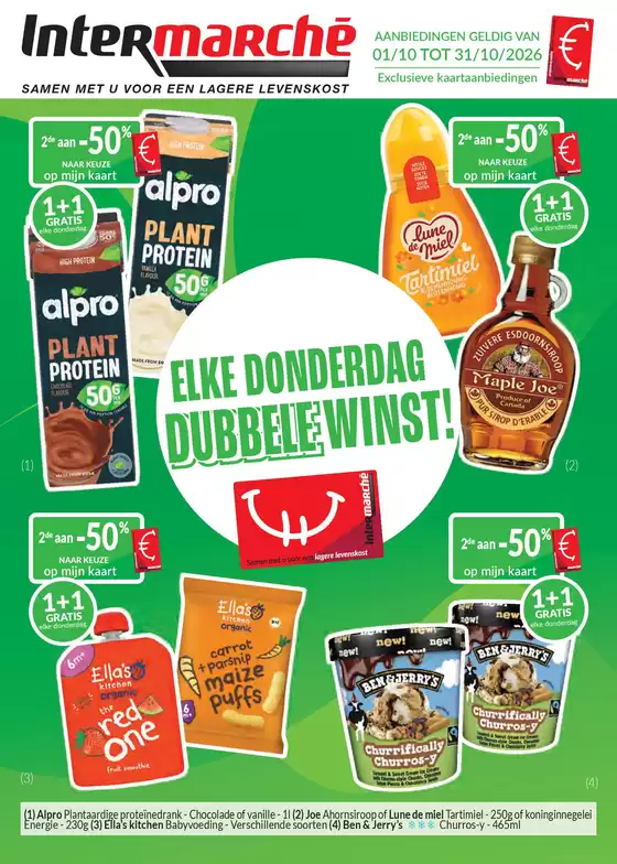 Catalogue Intermarché à Berlare | De oktoberaanbeidingen met de intermarche kaart 2026 - NL | 2026-10-01T00:00:00.000Z - 2026-10-31T00:00:00.000Z