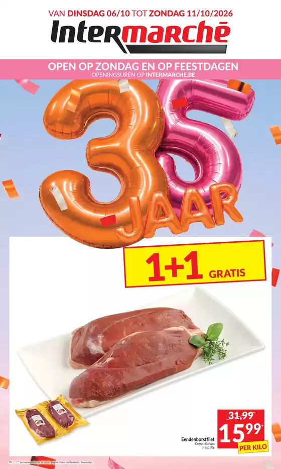 Catalogue Intermarché à Grimbergen | Ontdek onze verjaardagsfolder vanaf 06 10 26 - NL | 2026-10-06T00:00:00.000Z - 2026-10-11T00:00:00.000Z