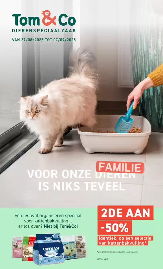 Catalogue Tom & Co | Dierenspeciaalzaak | 2025-08-27T00:00:00.000Z - 2025-09-07T00:00:00.000Z
