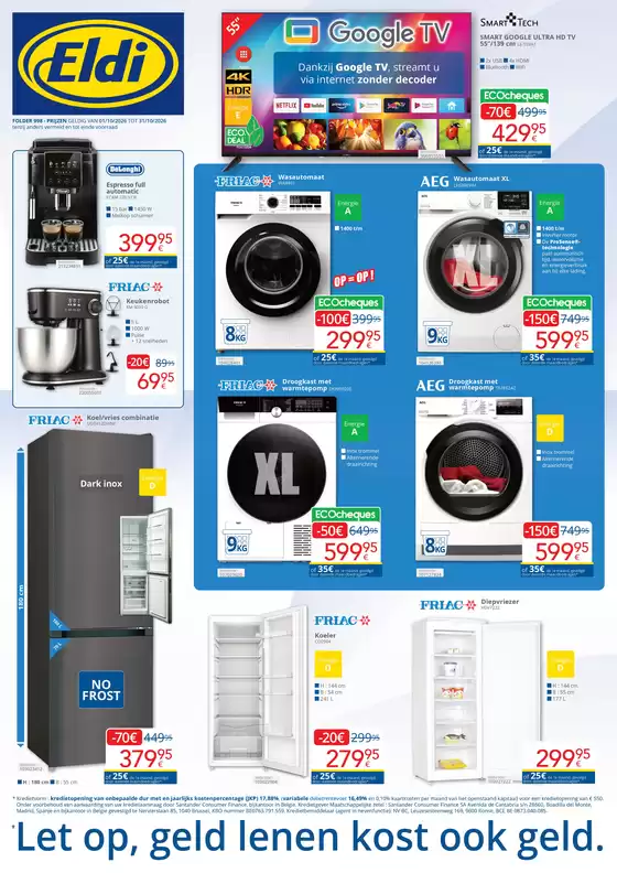 Catalogue Eldi à Lennik | Meilleures offres pour tous les clients | 2026-10-01T00:00:00.000Z - 2026-10-31T00:00:00.000Z
