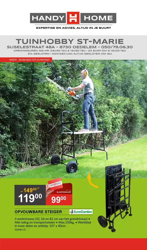 Catalogue HandyHome | Tuinhobby St-marie | 2025-08-30T00:00:00.000Z - 2025-09-21T00:00:00.000Z