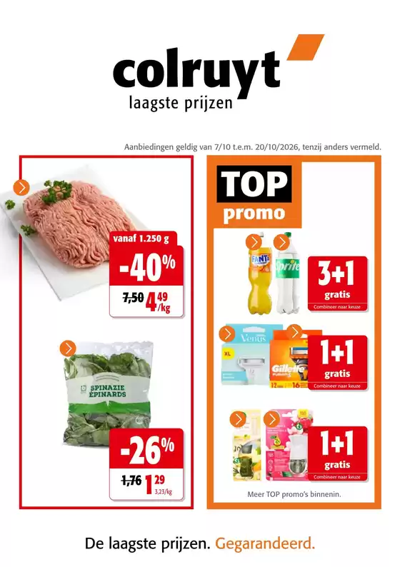 Catalogue Colruyt à Pepingen | Nos meilleures offres pour vous | 2026-10-07T00:00:00.000Z - 2026-10-20T00:00:00.000Z
