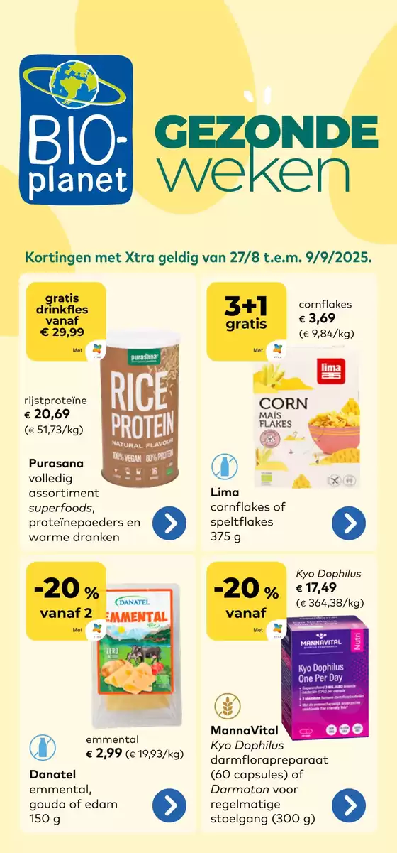 Catalogue Bio Planet | Gezonde Weken NL | 2025-08-27T00:00:00.000Z - 2025-09-09T00:00:00.000Z