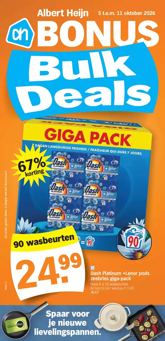Catalogue Albert Heijn | Bonusfolders | 2026-10-05T00:00:00.000Z - 2026-10-11T00:00:00.000Z