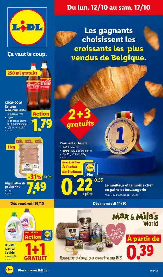 Catalogue Lidl à La Hulpe | 1210 - 1710 | 2026-10-12T00:00:00.000Z - 2026-10-17T00:00:00.000Z