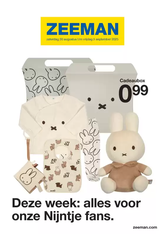 Catalogue Zeeman à Wanze | Deze Week! | 2025-08-30T00:00:00.000Z - 2025-09-05T00:00:00.000Z