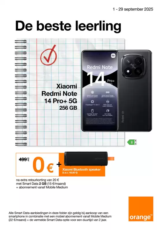 Catalogue Orange à Louvain | De Beste Leerling | 2025-09-01T00:00:00.000Z - 2025-09-29T00:00:00.000Z