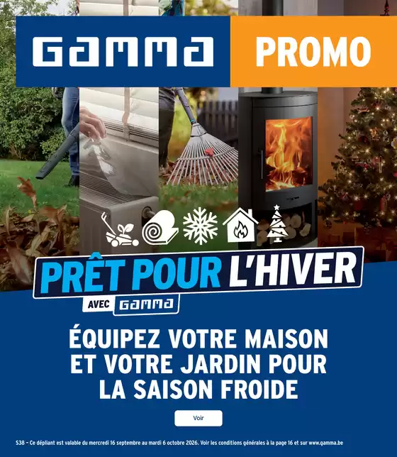 Catalogue GAMMA à Seraing | Offres exclusives pour nos clients | 2026-09-16T00:00:00.000Z - 2026-10-06T00:00:00.000Z