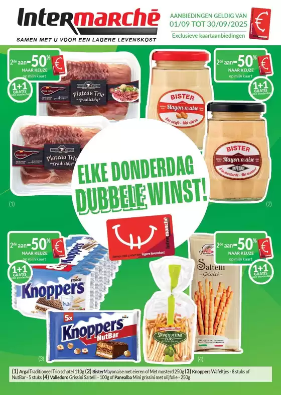 Catalogue Intermarché | Elke Donderdag Dubbele Winst! NL | 2025-09-01T00:00:00.000Z - 2025-09-30T00:00:00.000Z