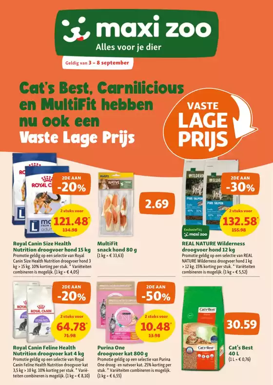 Catalogue Maxi Zoo | Week 36 | 2025-09-03T00:00:00.000Z - 2025-09-08T00:00:00.000Z