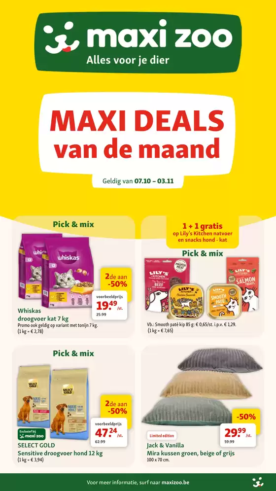 Catalogue Maxi Zoo | Maxi Zoo - NL | 2026-10-07T00:00:00.000Z - 2026-11-03T00:00:00.000Z