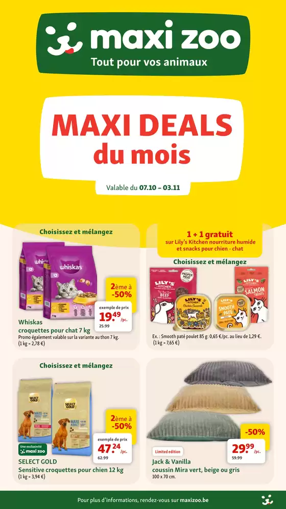 Catalogue Maxi Zoo | Maxi Zoo - FR | 2026-10-07T00:00:00.000Z - 2026-11-03T00:00:00.000Z