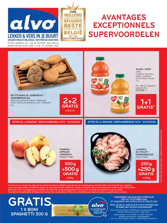 Catalogue Alvo | Offres spéciales pour vous | 2026-10-07T00:00:00.000Z - 2026-10-20T00:00:00.000Z