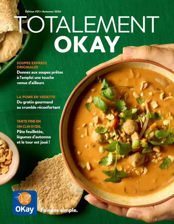 Catalogue OKay Supermarkt | Le magazine Okay - FR | 2026-09-01T00:00:00.000Z - 2026-11-30T00:00:00.000Z