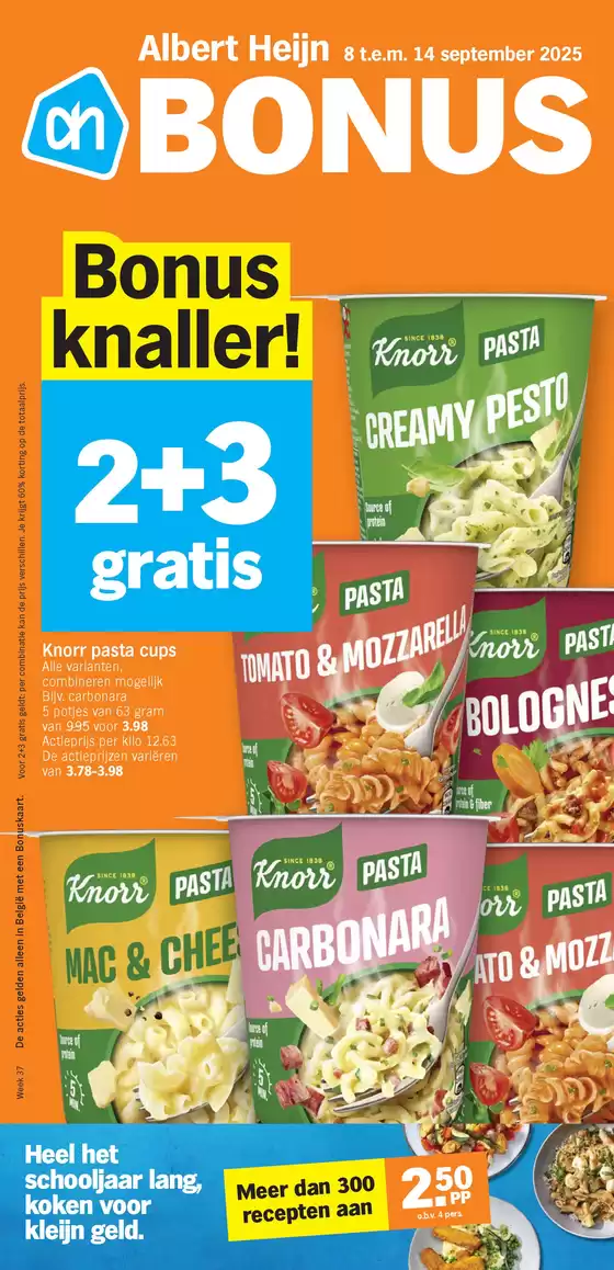 Catalogue Albert Heijn | Bonus | 2025-09-09T00:00:00.000Z - 2025-09-14T00:00:00.000Z