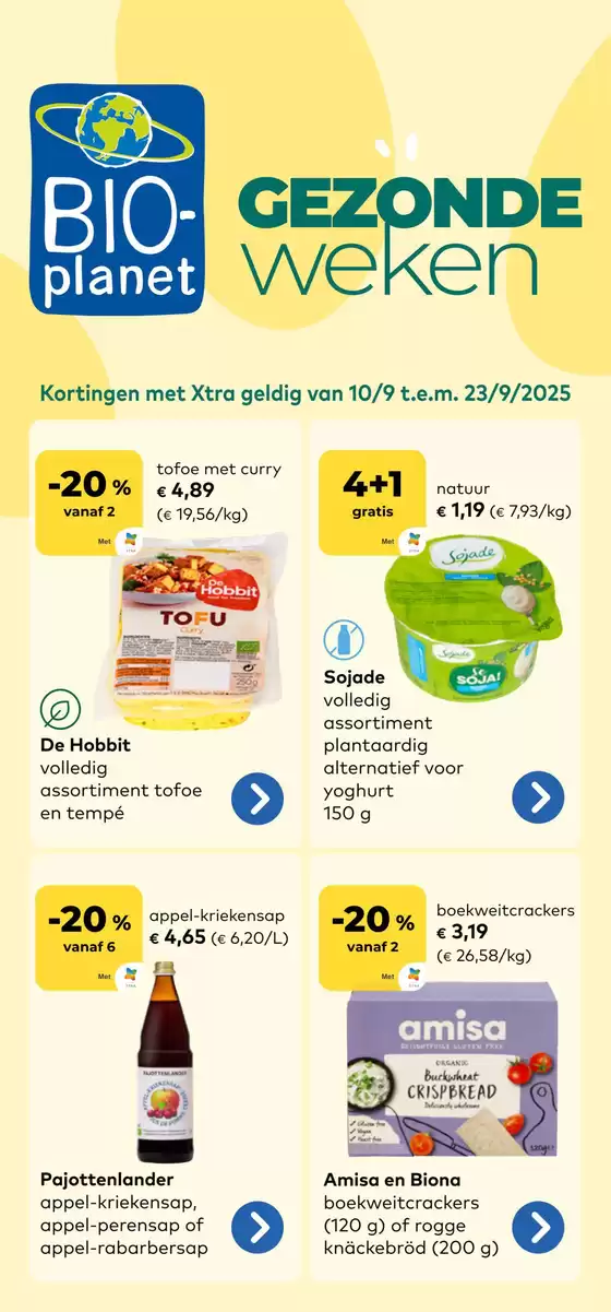 Catalogue Bio Planet | Gezonde Weken NL | 2025-09-10T00:00:00.000Z - 2025-09-23T00:00:00.000Z
