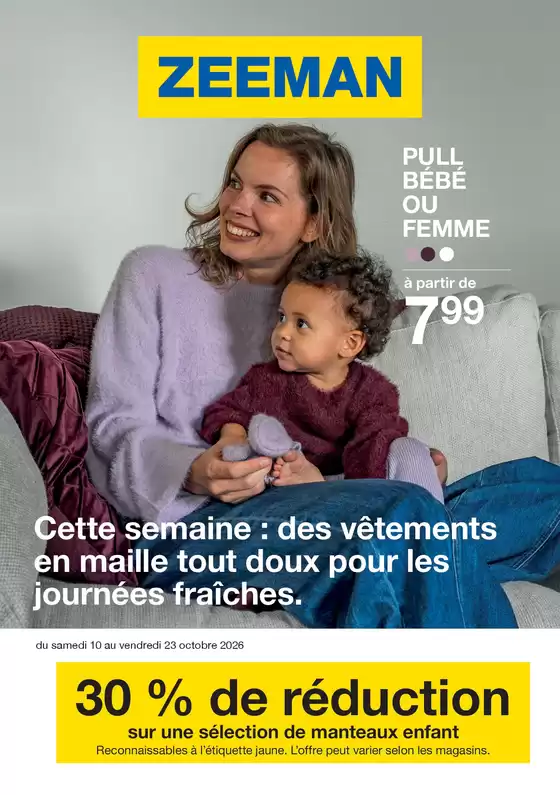 Catalogue Zeeman | Zeeman Semaine 42-43 du samedi 10 octobre au vendredi 23 octobre 2026. | 2026-10-10T00:00:00.000Z - 2026-10-23T00:00:00.000Z