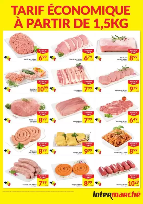 Catalogue Intermarché à Esneux | Découvrez nos tarifs économiques boucherie FR | 2025-01-01T00:00:00.000Z - 2025-12-31T00:00:00.000Z