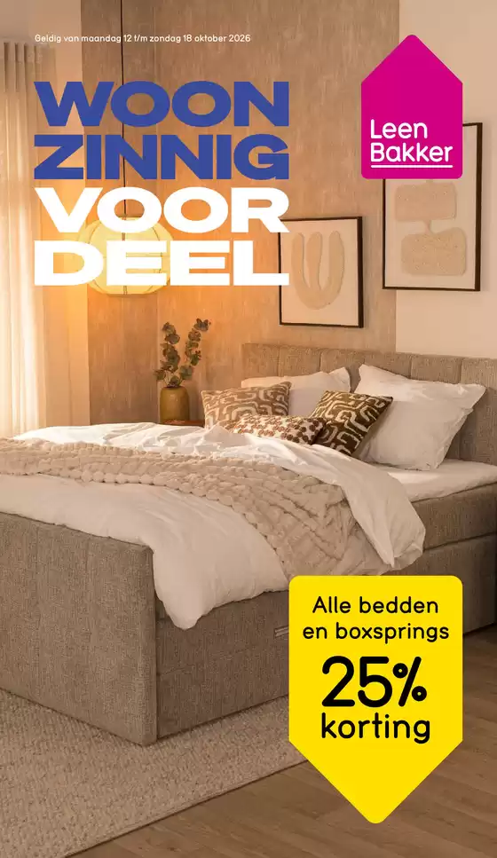 Catalogue Leen Bakker | Nos meilleures offres pour vous | 2026-10-12T00:00:00.000Z - 2026-10-18T00:00:00.000Z