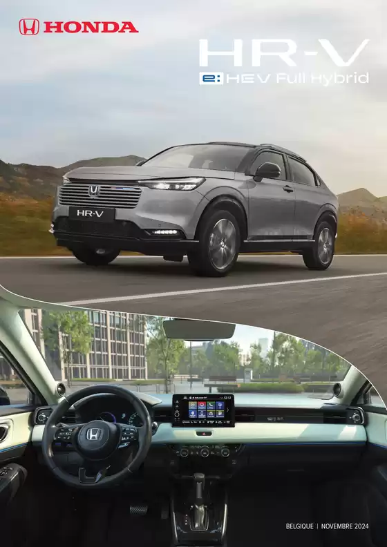 Catalogue Honda à Boussu | Honda HR-V e:HEV — Liste de prix | 2025-09-11T00:00:00.000Z - 2026-09-11T00:00:00.000Z