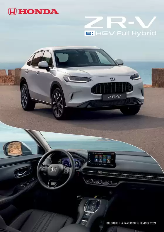 Catalogue Honda à Hamois | Honda ZR-V e:HEV — Liste de prix | 2025-09-11T00:00:00.000Z - 2026-09-11T00:00:00.000Z