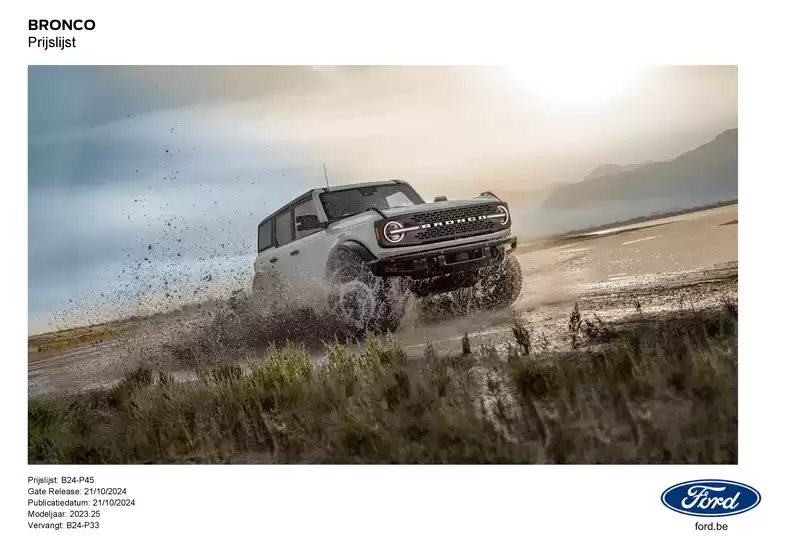 Catalogue Ford à Evergem | FORD BRONCO | 2025-09-11T00:00:00.000Z - 2026-09-11T00:00:00.000Z