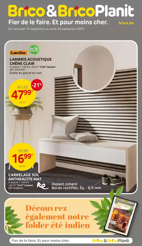 Catalogue Brico à Ans | 01. Brico folder FR | 2025-09-11T00:00:00.000Z - 2025-09-25T00:00:00.000Z