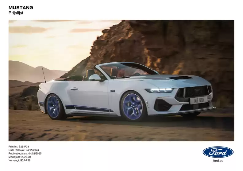 Catalogue Ford à Evergem | NEW FORD MUSTANG | 2025-09-11T00:00:00.000Z - 2026-09-11T00:00:00.000Z
