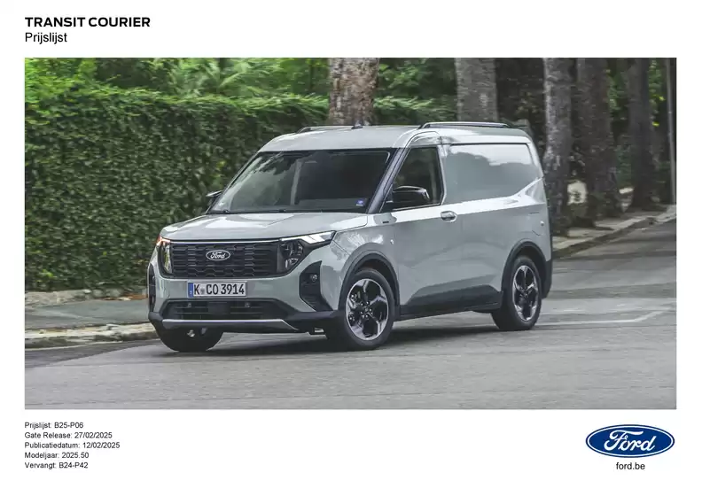 Catalogue Ford à Evergem | NEW FORD TRANSIT COURIER | 2025-09-11T00:00:00.000Z - 2026-09-11T00:00:00.000Z