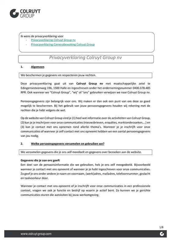 Catalogue Colruyt à Aartselaar | Meilleures offres et réductions | 2025-09-11T00:00:00.000Z - 2025-09-25T00:00:00.000Z
