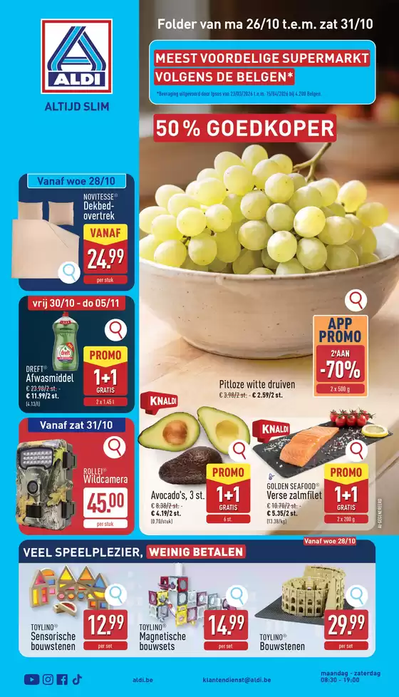 Catalogue Aldi | Meilleures offres pour les acheteurs économes | 2026-10-26T00:00:00.000Z - 2026-10-31T00:00:00.000Z