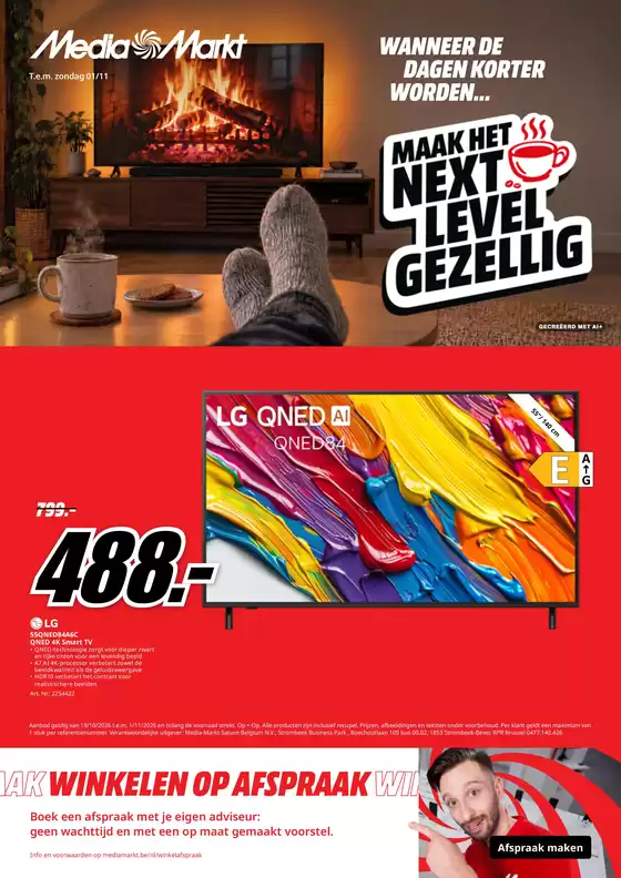 Catalogue Media Markt | A Media Markt BE - 26W43-44 BACK TO HOME BE-FL | 2026-10-19T00:00:00.000Z - 2026-11-01T00:00:00.000Z