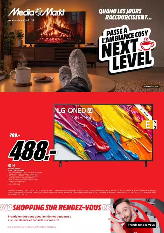 Catalogue Media Markt | A Media Markt BE - 26W43-44 BACK TO HOME BE-FR | 2026-10-19T00:00:00.000Z - 2026-11-01T00:00:00.000Z
