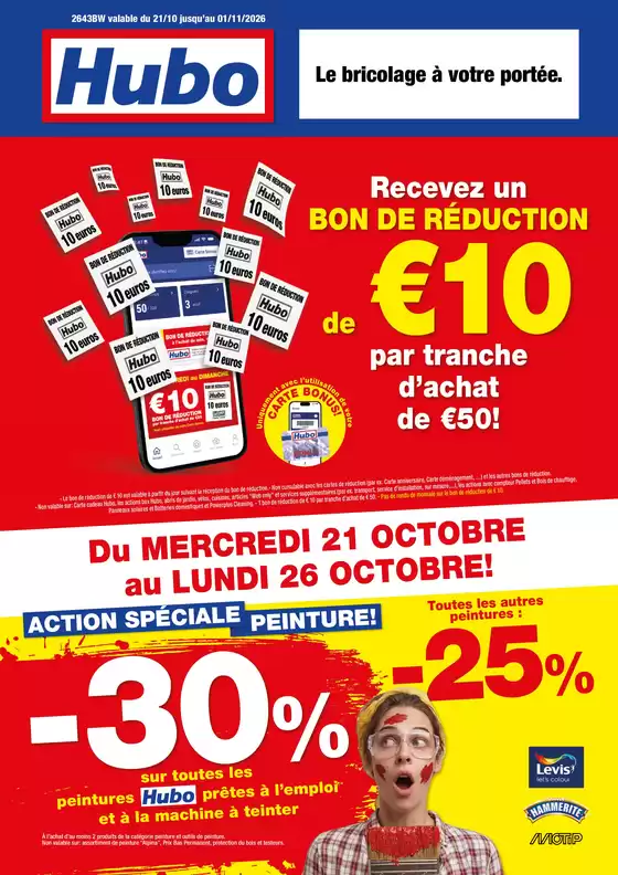 Hubo folder | Hubo Dépliant valable jusqu'au 01/11/2026 FR | 2026-10-21T00:00:00.000Z - 2026-11-01T00:00:00.000Z