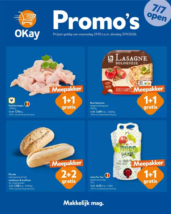 OKay Supermarkt folder | De folder van Okay - NL | 2026-10-21T00:00:00.000Z - 2026-11-03T00:00:00.000Z