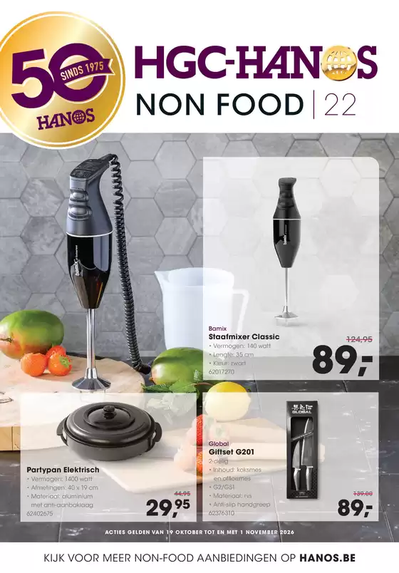 Catalogue Hanos à Roulers | Non Food | 2026-10-21T00:00:00.000Z - 2026-11-01T00:00:00.000Z