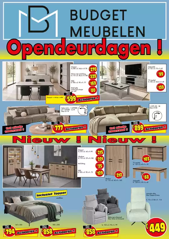 Budget Meubelen folder in Maldegem | Opendeurdagen | 2026-10-22T00:00:00.000Z - 2026-11-15T00:00:00.000Z