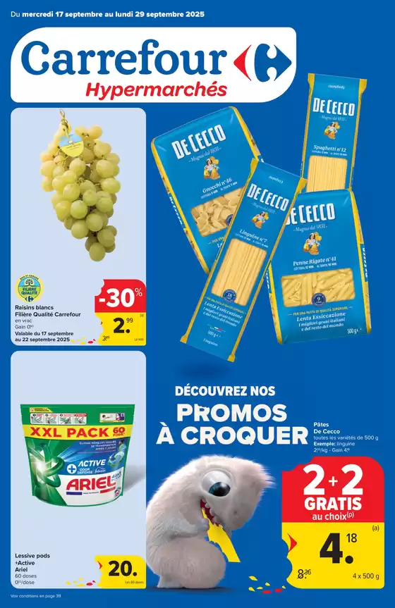 Catalogue Carrefour Market à Ninove | HypermarchésPromotions de la semaine - FR | 2025-09-17T00:00:00.000Z - 2025-09-29T00:00:00.000Z