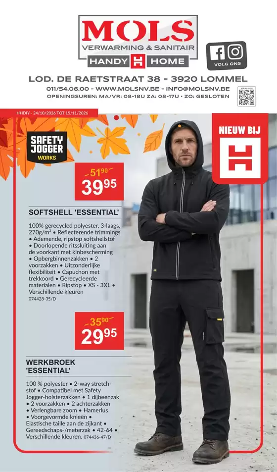Catalogue HandyHome à Cerfontaine | folder HandyHome Mols NL | 2026-10-24T00:00:00.000Z - 2026-11-15T00:00:00.000Z