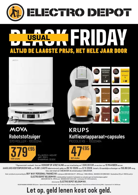 Catalogue Electrodepot | Usual Friday-nl | 2026-10-28T00:00:00.000Z - 2026-11-08T00:00:00.000Z
