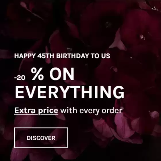 -20% On Everything